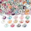 10Pcs/lot Transparent Color Faceted Resin Beads Large Hole Loose Beads for Jewelry Making DIY Bracelet Decoration Charm Supplies