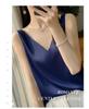 Women's Stylish Satin V-Neck Spaghetti Strap Vest - Sexy Back Inner Layer for Spring/Summer Suits