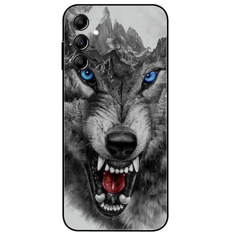 Silicone Phone Case For Samsung Galaxy A54 5G A34 A14 A24 Cover TPU Protective Soft Cat Para Funda for SAMSUNG A54 A 54 Fashion