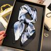Luxury Silk Scarf 70*70Cm Square Print Women Shawl Headband Small Hair Scarves Female Neckerchief Hijab Wrap