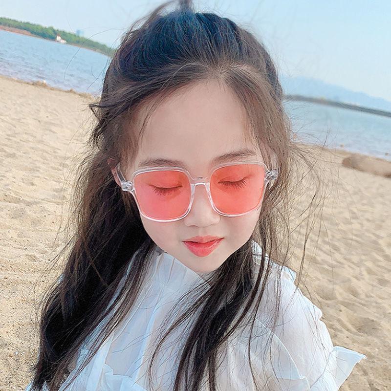 Children'S Sunscreen Glasses Baby Sunglasses Personalized Square Boys And Girls Sunscreen Glasses Sunglasses