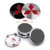 4pcs Car Emblem Wheel Center Covers Hub Cap Auto Refit For Ralliart Lancer EX Outlander Competition Auto Styling