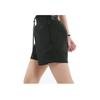 Nike Sportbekleidung Tech Pack Logo Print Kordelzug Shorts Damen Shorts Schwarz 932112-010
