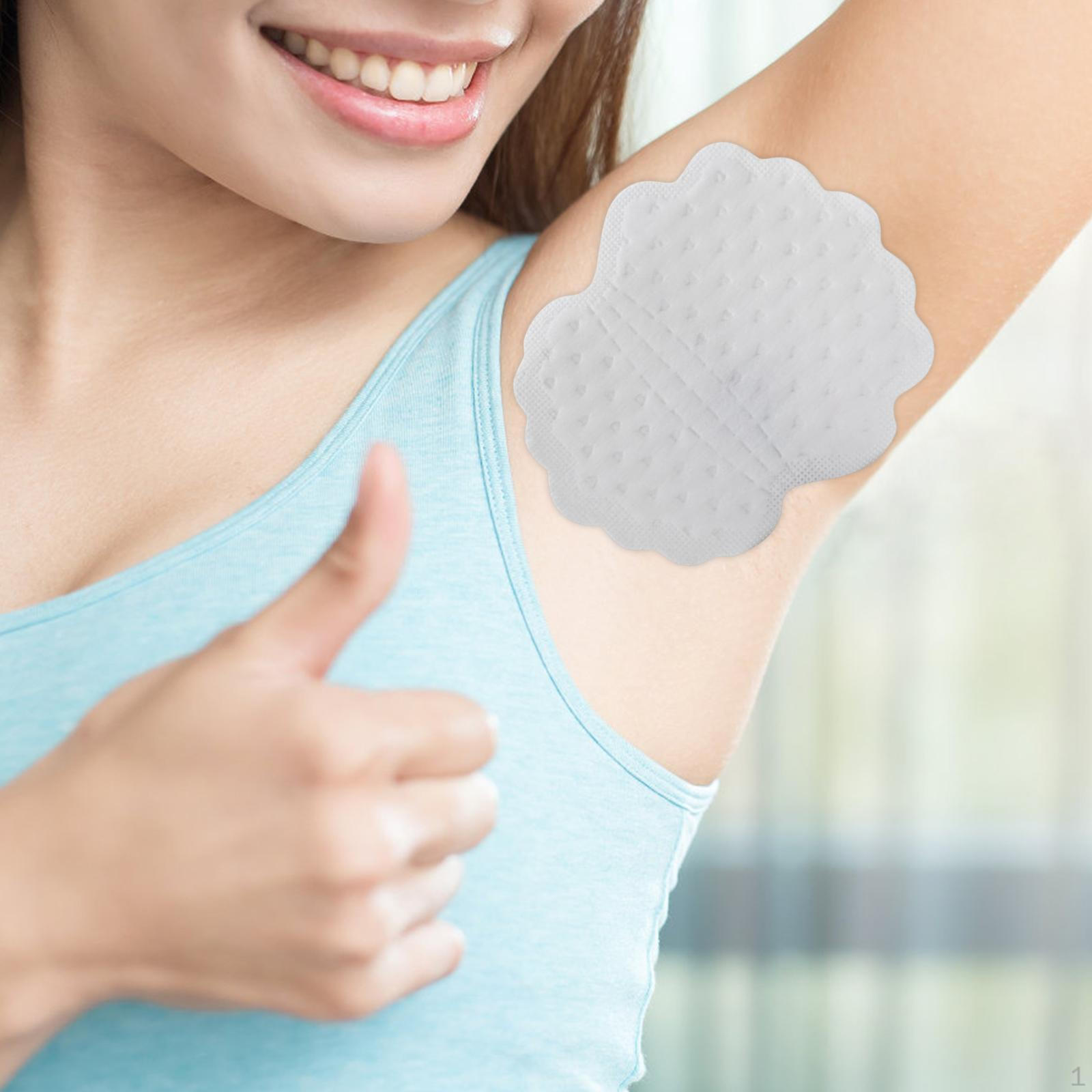 

100 шт. одноразовые наклейки для пота в области подмышек, большие впитывающие невидимые удобные подмышки Mint Flavor