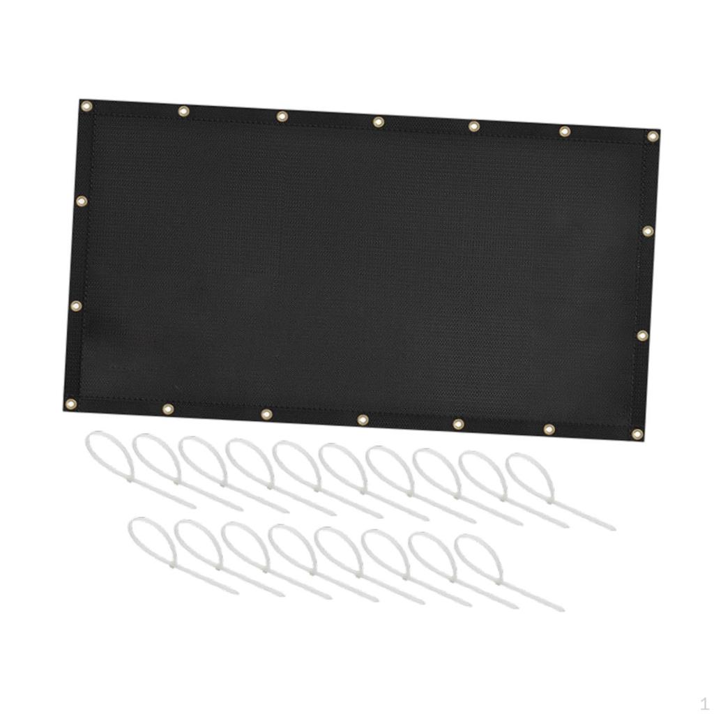 Ohnivý tepelný štít pro za gril palubní plot odolný ochrana batoh rybaření