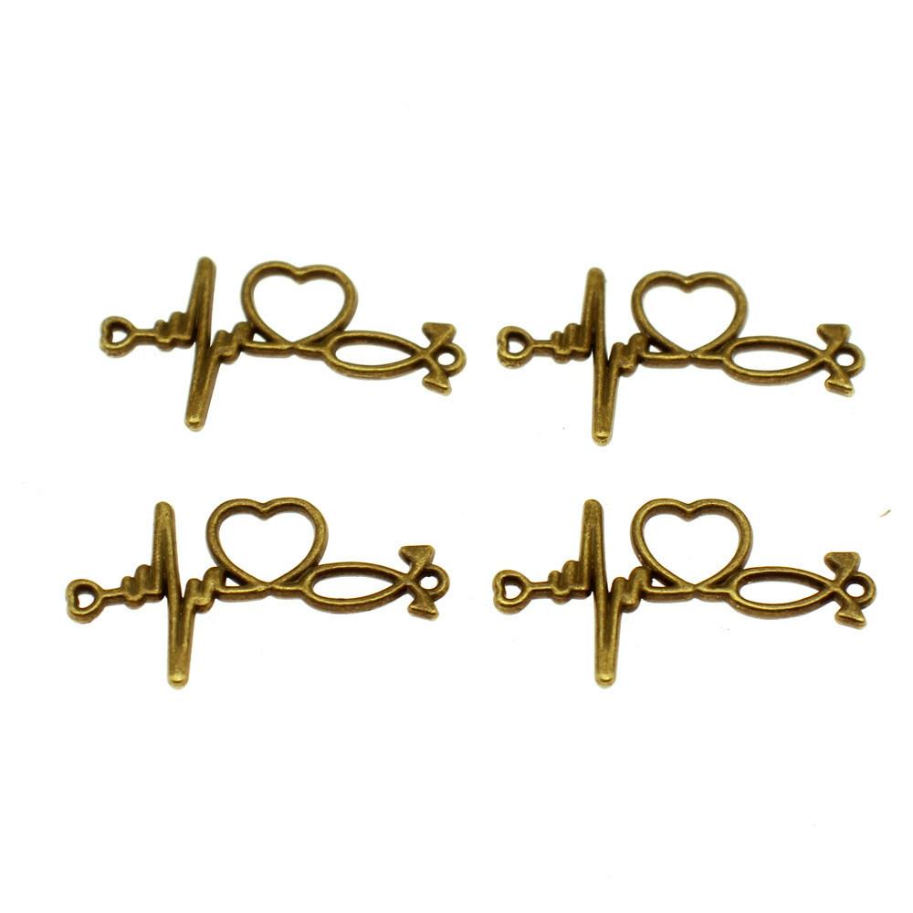Infinity Connectors Heart Bracelets Charms Lightning Romantic Jewelry Findings