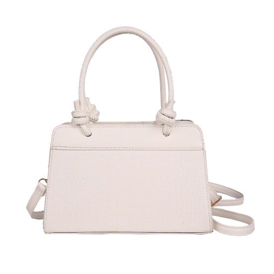 

Women Crossbody Handbag Shoulder Bag with Detachable Strap And Top Handle Handbag for Commuting Dating Daily Use білий