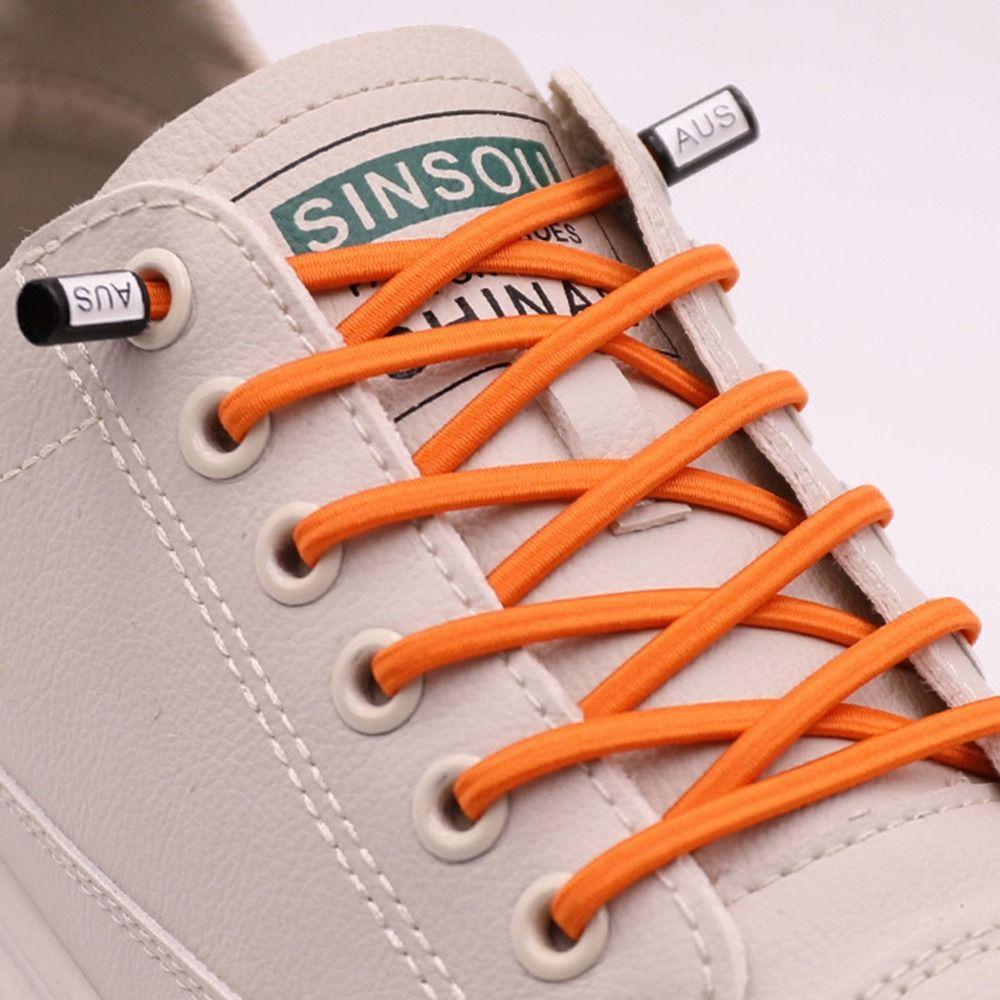 Colorful Shoelace Buckle Creative Quick Shoe Lace Portable Free Tie Shoelaces  Unisex