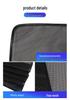 Universal Breathable Mesh Car Window Sun Shade and Privacy Curtain