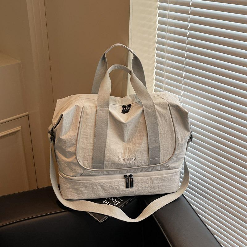 Travel bags, men's and women's new hand luggage bags, large-capacity sports fitness bags, expanded storage bags