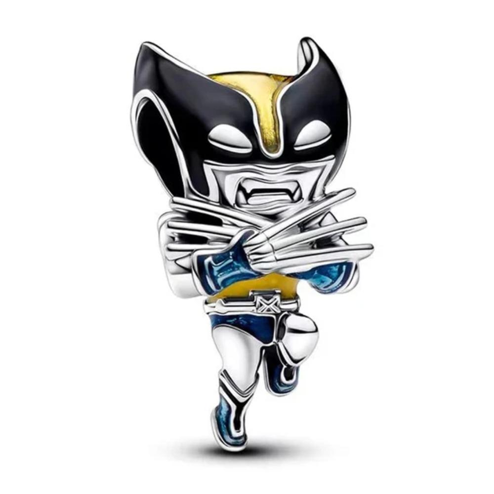  Interplanetary Rescue Ship Deadpool Wolverine Claw 925 Silver Charm Beads for Bracelet Gift
