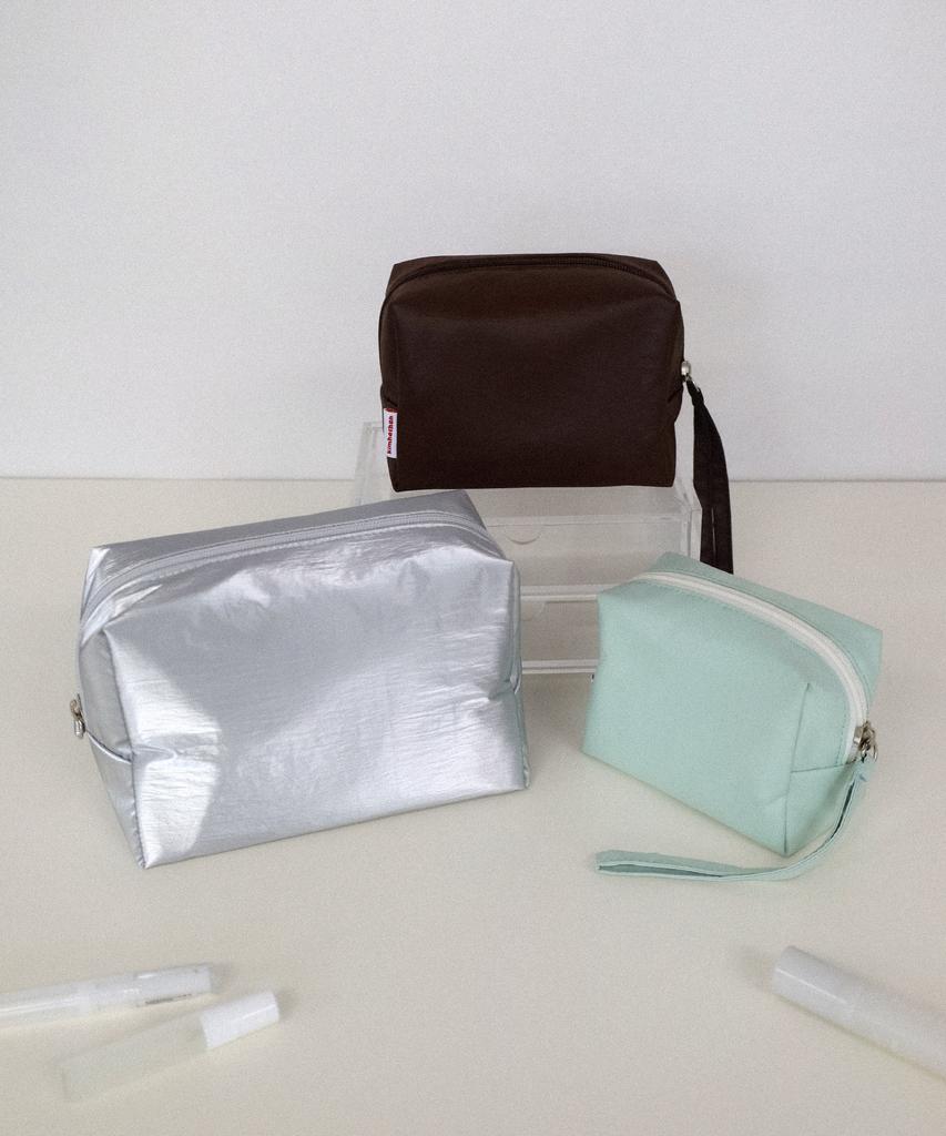 Kimhachan Soft Square Pouch - 3 Colors X M Size