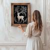 DIY Little Deer Pearl Art Painting for Home Wall Decor Pearl Gem Paintings Picture Arts Craft  for Adults/Beginners Gift Idea Home Decor Without Frame