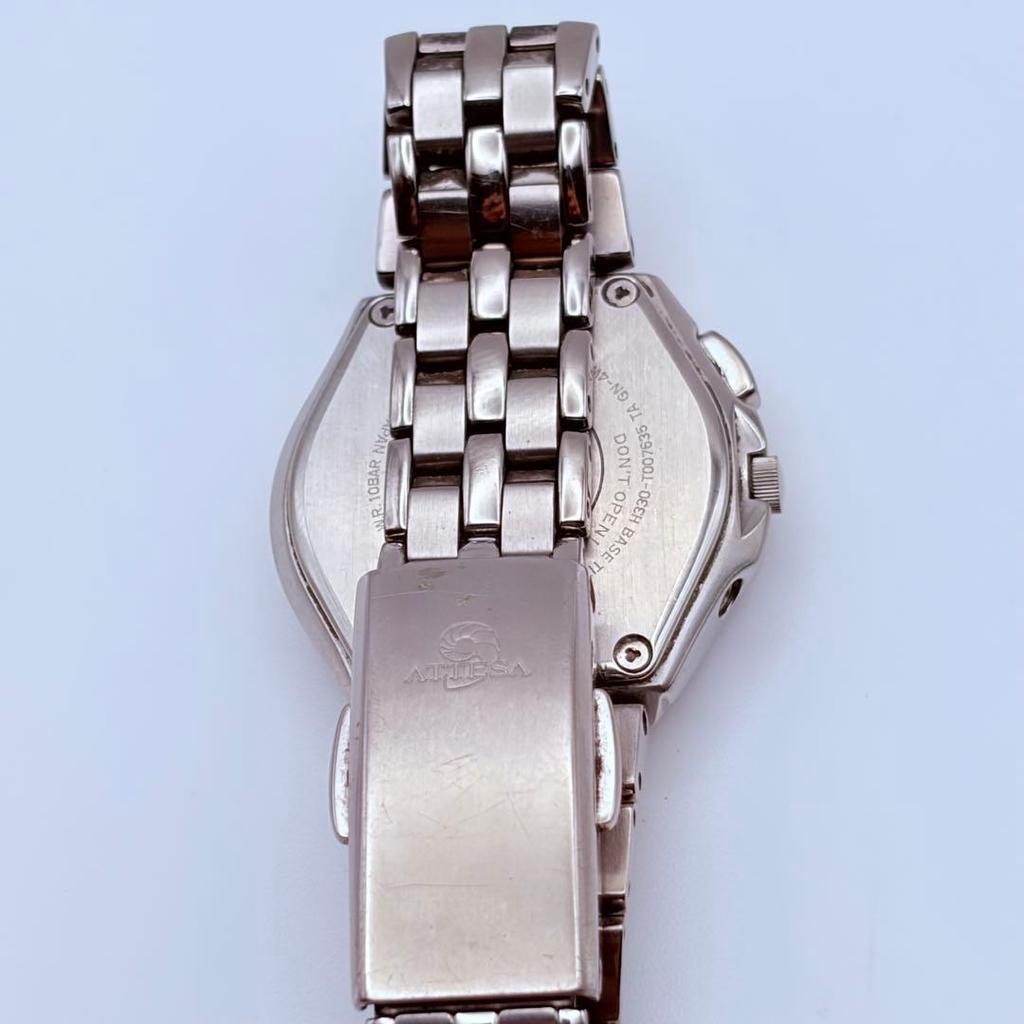 Used Operating CITIZEN ATTESA Eco-Drive Radio-controlled Watch Men's Beautiful condition