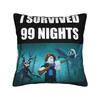 99 Nights In the Forests Pillowcases Merch Printing Cushion Cover Decoration  Pillow Case Cover Chair Multi Size