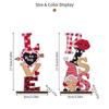 1PC hot-selling Valentine's Day decorative products Wooden Valentine's Day ornaments LOVE atmosphere dress up table