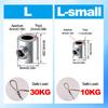 10pcs For 2mm Wire Rope Clamp  Copper Suspension Clips Single Hole Retainer Clip Adjustable Screw Fixing Hardware Accessories