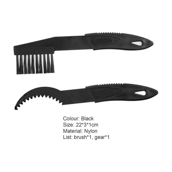 2Pcs/Set Bicycle Chain Brush Wide Range Use High Hardness Premium Wear-resistant Bicycle Roulette Brush for Road Bike