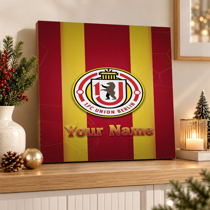 Union Berlin FC Custom Name Text 5D Diamond Painting Kit DIY Full Drill Diamond Art Decoration