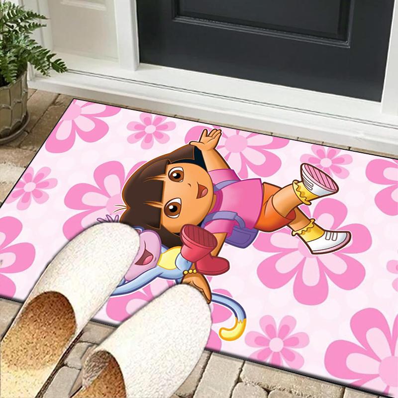 The Explorer do-ra Adventure Office Rug Chair Mat, Game Carpet, Suitable for Front Door, Bedroom, Living Room, Desk, Holiday Gift