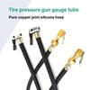 Extension Tire Inflator Hose, With Quick Release Button,Air Pumps Pipe Tube Quick Inflation Chuck Adapter