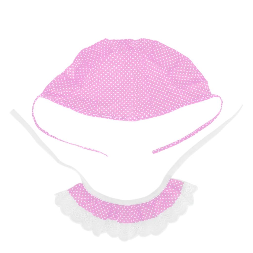 Pet Adorable Lace Bib Scarf Breathable Dot Hat Little Pig Pet Decoration Accessories