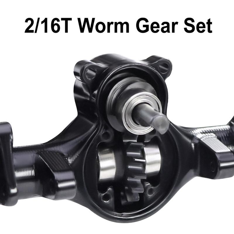 Metal Front and Rear Axle Assembly Chassis Upgrade and Reinforcement Increased Weight for 1/24 Axial SCX24 RC Car Toy Parts