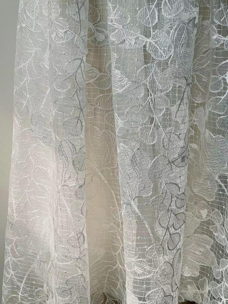 Summer Strapless Embroidered Lace Evening Gown - Sexy European & American Style