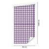 Wallpaper Fabric Pattern Purple, Light Gray and White 50x1000