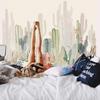 Cactus Tapestry, Colorful Plant Herbs Botanical Tapestry Wall Hanging Nature Scenery Tapestries Art Print Mural for Bedroom