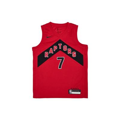 NBA Jugend Color Block Buchstaben Zahlen Druck Toronto Raptors Lowry 7 Basketball Trikot Kinder Trikot Rot 3Z2B7BZ2P-RAPKL