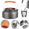 0.8/1.6L Camping Kettle Lightweight Water Kettle Multifunctional Coffee Pot Portable Camping Teapot for Outdoor Travel