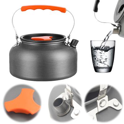 0.8/1.6L Camping Kettle Lightweight Water Kettle Multifunctional Coffee Pot Portable Camping Teapot for Outdoor Travel