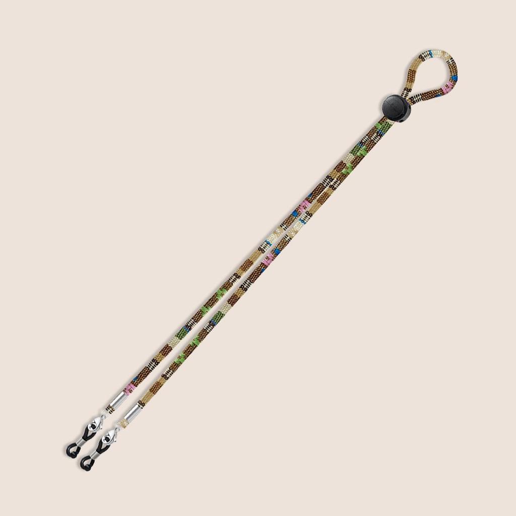 Ethnic Round Button Adjustable Anti-slip Eyeglass Retainer Strap