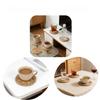 Handwoven Rattan Placemats Round Heat Insulation Pot Mats Bohemian Coaster Natural Western Placemats Dining Home Wedding Decor