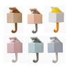 Punch Free Cute Cat Wall Hook Retractable Pop Up Wall Hanger  For Keys Bags Towels