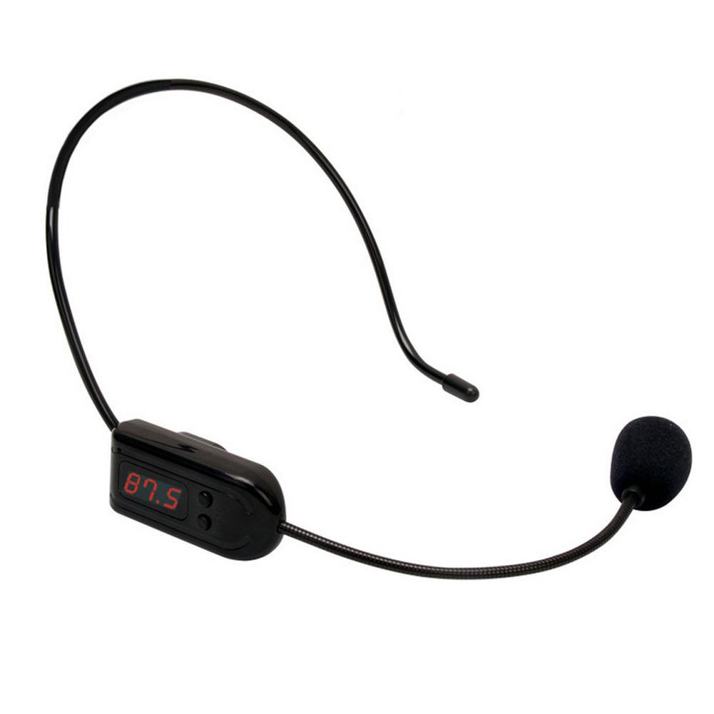 

H1# FM Wireless Microphone Headset Megaphone Radio Mic for Loudspeaker
