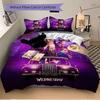 Wednesday Addams Returns Print 3Pcs Bedding Setduvet Cover With 2 Bedropillowcase Home Birthday Gift
