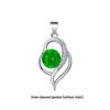 Kailaimei Korean Style Heart Pendant Necklace - Trendy Clavicle Chain Korean Accessories