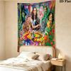 The Wizard Oz Wall Tapestry Aesthetic Wall Hanging Printed Fabric Blanket Decorative Tapestries For Bedroom Living Room Home Decor