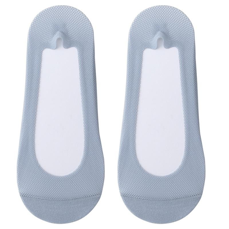 Female Spring and Summer Mesh Deodorant Breathable Ice Silk Shallow Mouth Do Not Drop with Invisible Socks