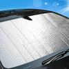 1 Piece of Car Sunshade With Heat Insulation and Sun Protection. Car Front Windshield With Suction Cup Sunshade Amagi