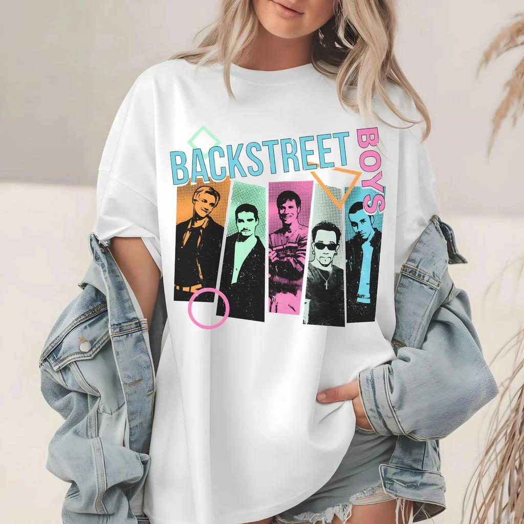 Backstreet Boys Millennium Tour Musik Vintage T-Shirt Unisex Unisex Hipster Beliebte Oberteile Sommer Mode Streetwear Unisex T-Shirts Geschenk