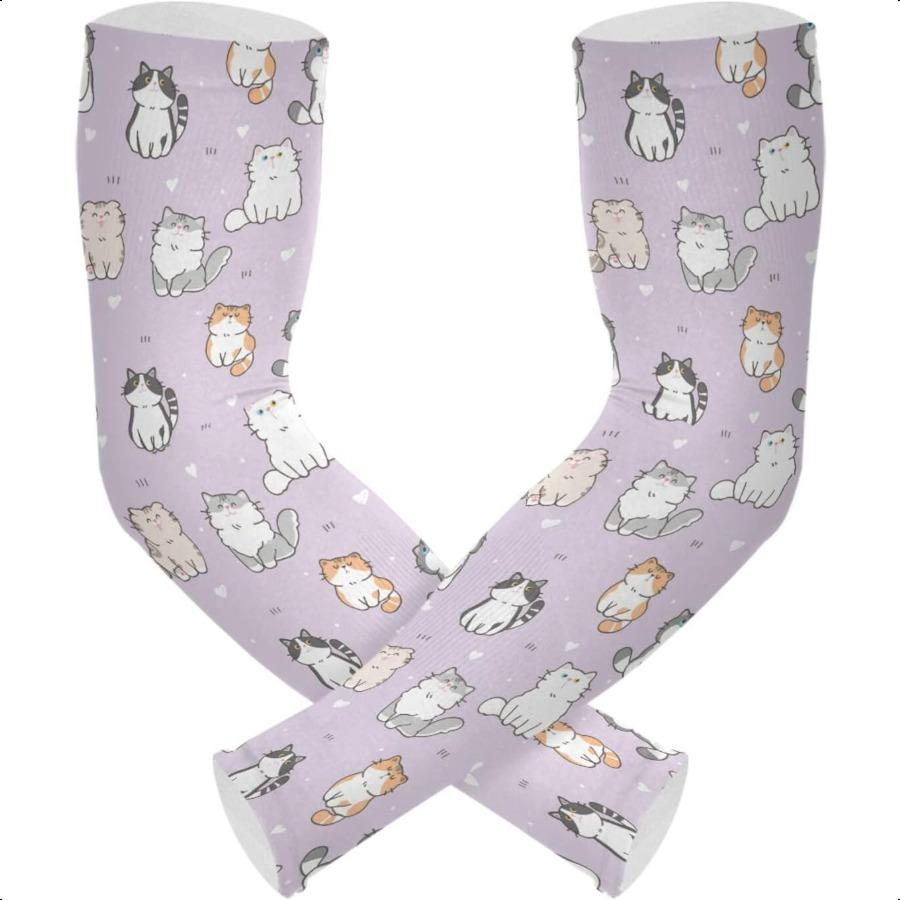 

Qilmy Нарукавники для мужчин и женщин, охлаждающие от солнца, с отверстием для большого пальца, для вождения, езды на велосипеде, гольфа, рыбалки, работы в саду United States