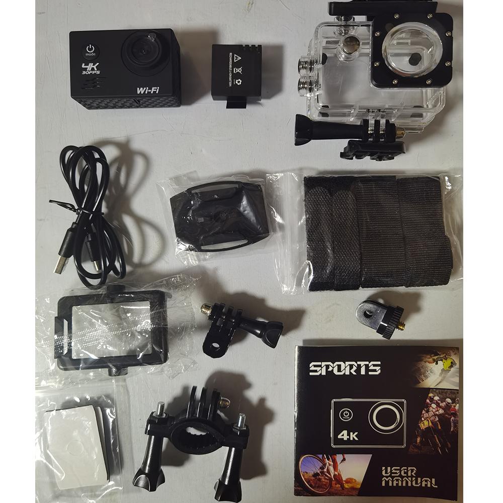 Action Outdoor Sport Camera H10 Ultra HD 4K 16MP WiFi 2.0" Screen DVR Webcam 170D Underwater 30M Waterproof Helmet Video Camera