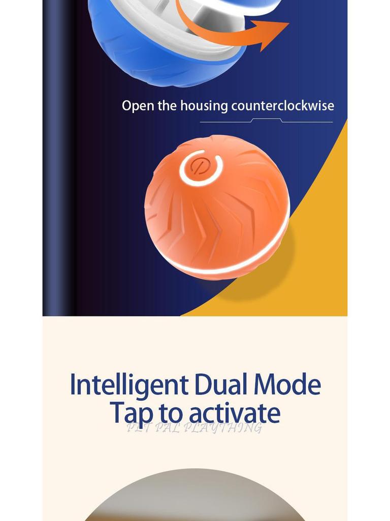 Intelligenter Schwerkraft-Hüpfball: Elektrisches Haustierspielzeug für Selbstbeschäftigung und gegen Langeweile