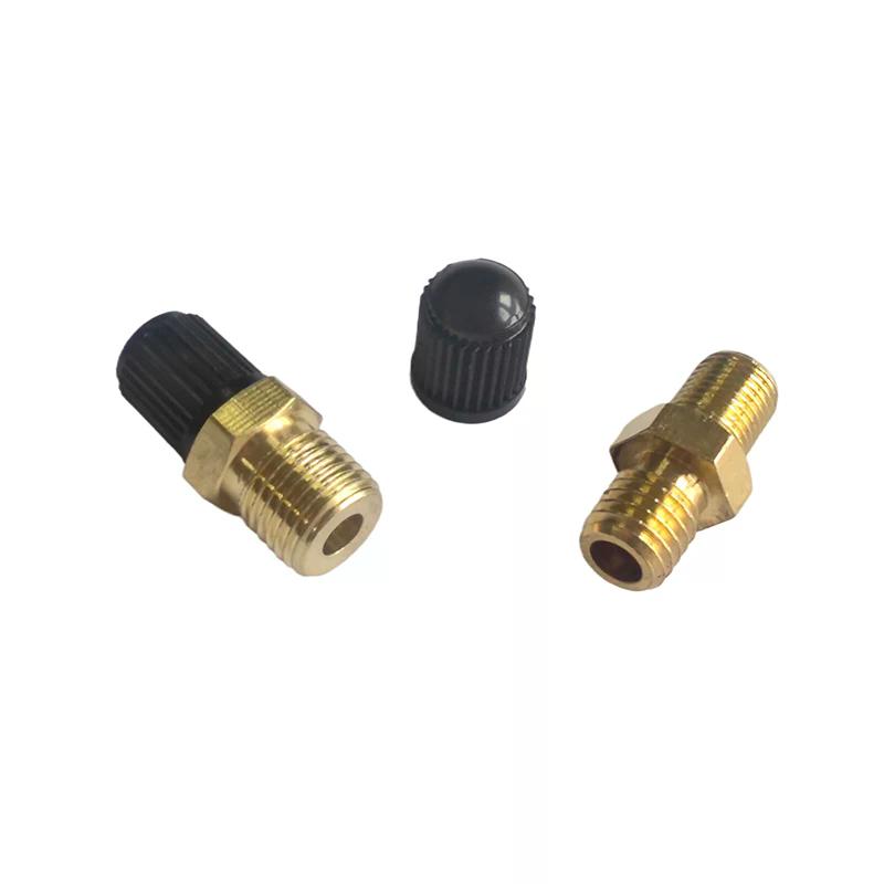 Brass Tank Fill Valve for Air Compressor, Single Piece, M8/M10 DIY Threaded Accessory
