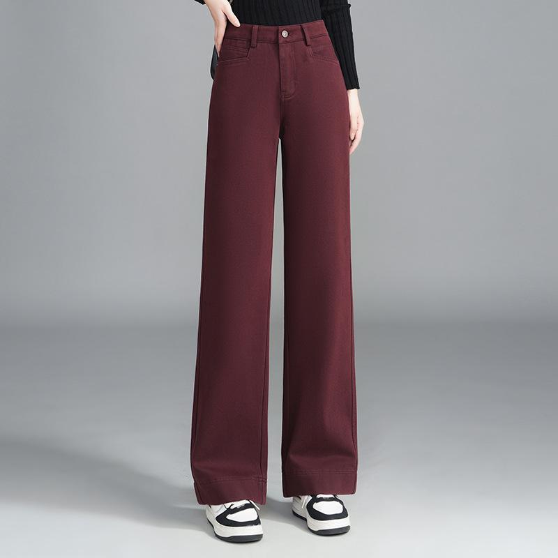 

Retro High-Waist Loose Straight-Leg Jeans for Women - Spring/Autumn 2025 4XL /32 [Fits 145-155 lbs]
