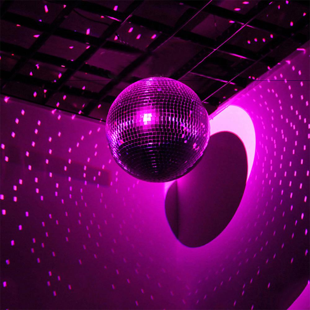 Disco Mirror Ball Party Lesklá koule Vánoční dekorace Jeviště Světlo Rotující skleněná koule Retro Reflexní KTV DJ Light Domácí Dekor