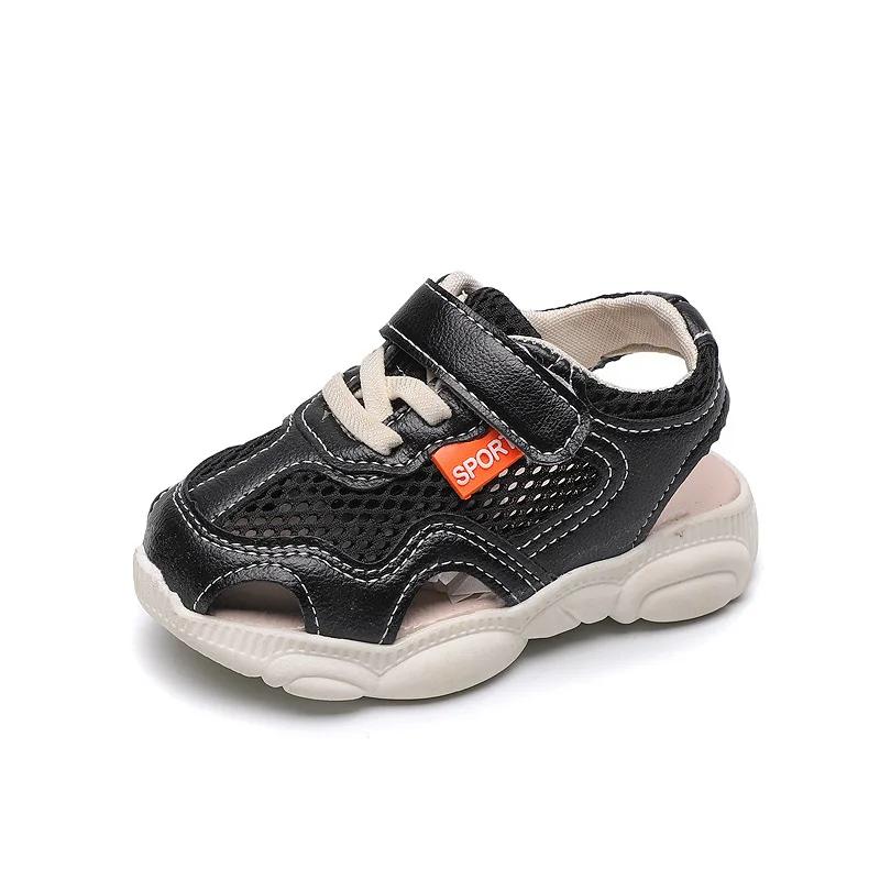 Size 21-30 Summer Sandals for Kids Boys Girls Cut-outs Sneaker Children Sport Sandals Comfortable Summer Baby Beach Shoes G06092